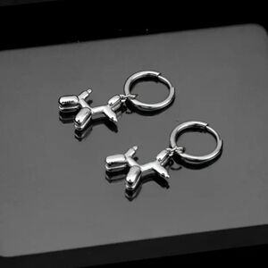 🌷5 For $15🌷Stainless Steel Balloon Dog Earrings
